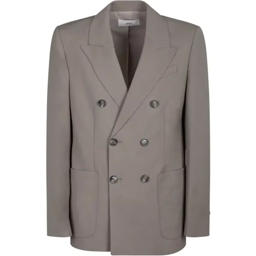 Taupe Double Breasted Blazer , female, Sizes: 3XL - Ami Paris - Modalova