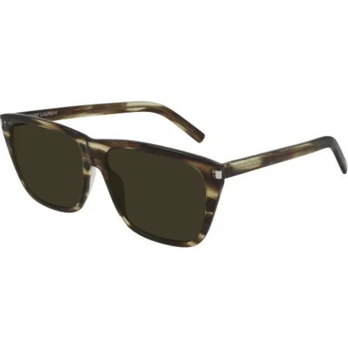 SL 431 Slim Sonnenbrille , unisex, Größe: 57 MM - Saint Laurent - Modalova