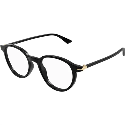 Stylische Brille Mb0340O Farbe 001,Stylische Brille Mb0340O Farbe 004 - Montblanc - Modalova