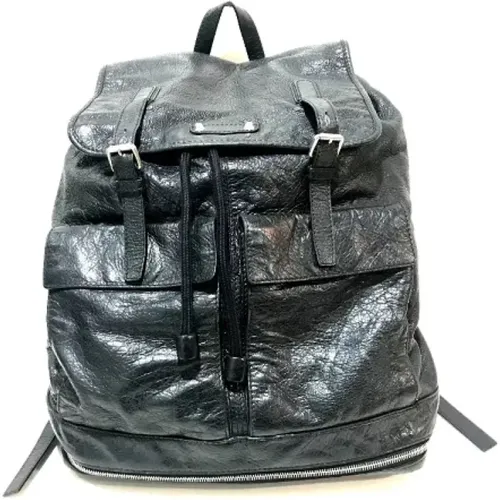 Pre-owned Leather backpacks , female, Sizes: ONE SIZE - Balenciaga Vintage - Modalova