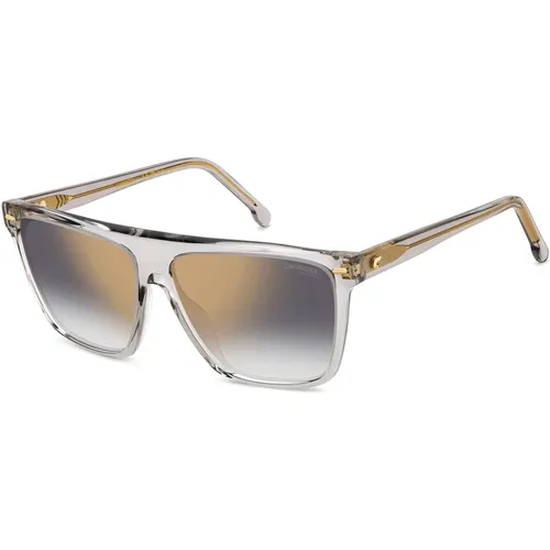 Grau Gold Getönte Sonnenbrille , Damen, Größe: 58 MM - Carrera - Modalova