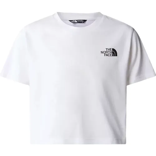 Weiße Kinder Kurzarm T-shirt - The North Face - Modalova