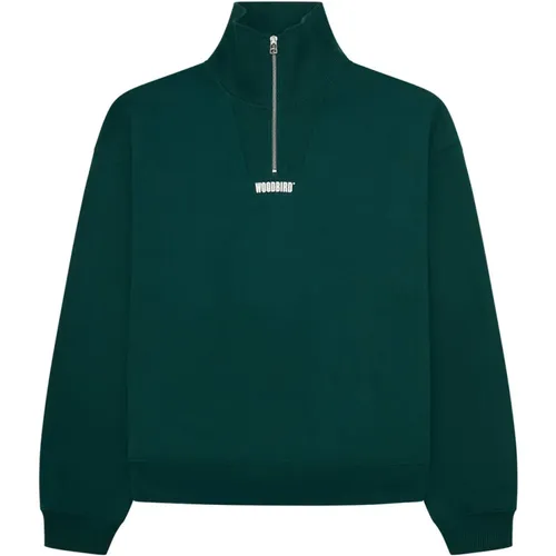 Half Zip Sweatshirt Woodbird - Woodbird - Modalova