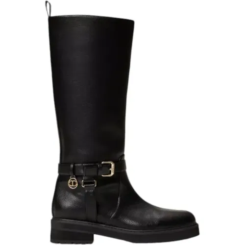 Biker Boots , female, Sizes: 6 UK, 3 UK, 5 UK, 7 UK, 4 UK - Twinset - Modalova