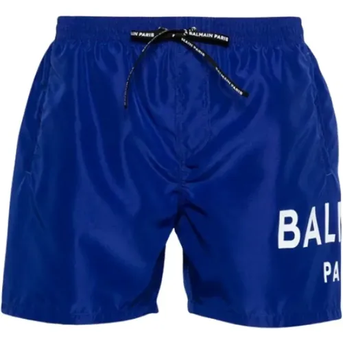 Blauer Boxer Badehose , Herren, Größe: 3XL - Balmain - Modalova