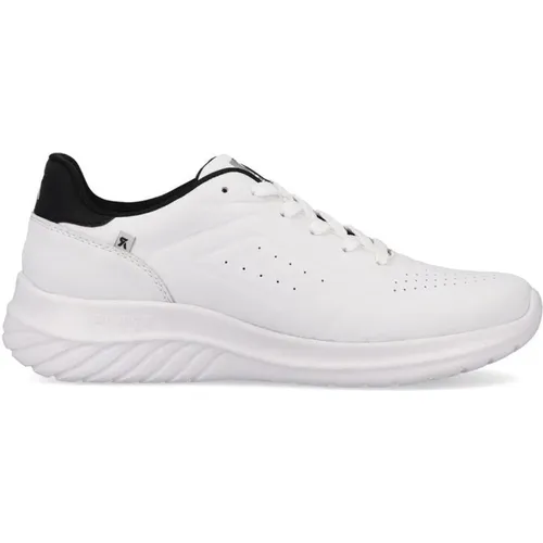 Casual closed sport shoe , male, Sizes: 9 UK, 10 UK, 11 UK, 12 UK, 8 UK - Rieker - Modalova