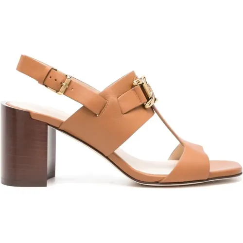 Leather Chain Sandals , female, Sizes: 3 UK, 6 1/2 UK - TOD'S - Modalova