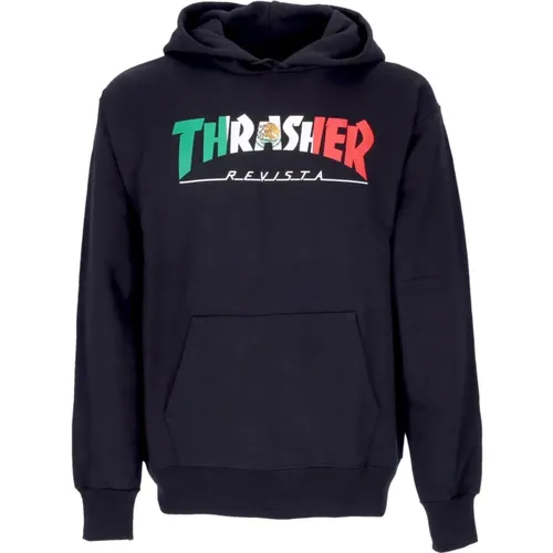 Mexico Hoodie Long-Sleeved Sweatshirt , male, Sizes: S, XL, M, L - Thrasher - Modalova