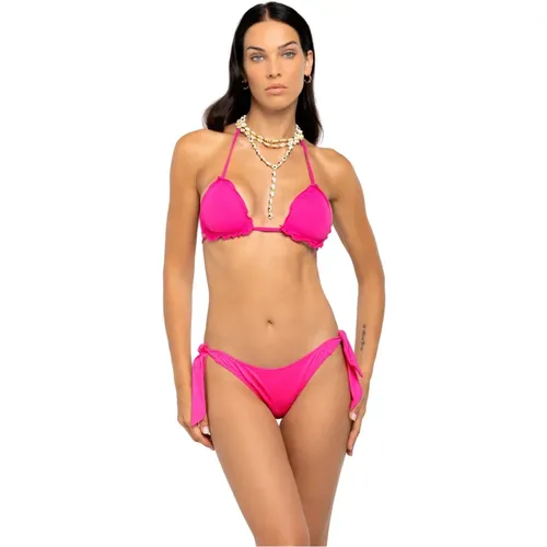 Triangle Bikini Set Austauschfarbe , Damen, Größe: L - 4Giveness - Modalova