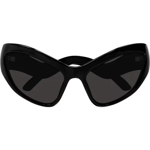 Schwarze Sonnenbrille mit Zubehör , Damen, Größe: 59 MM - Balenciaga - Modalova