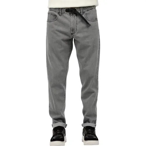 Graue Denim Loose Fit Jeans , Herren, Größe: S - White Sand - Modalova