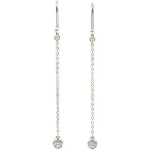 Pre-owned Fabric earrings , female, Sizes: ONE SIZE - Tiffany & Co. Pre-owned - Modalova