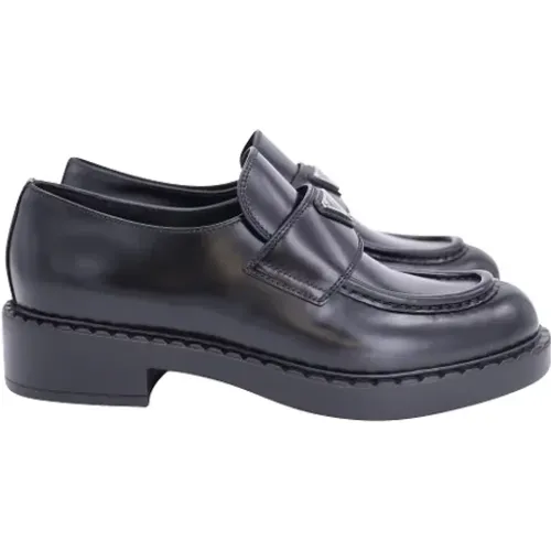 Pre-owned Leather flats , female, Sizes: 5 1/2 UK - Prada Vintage - Modalova