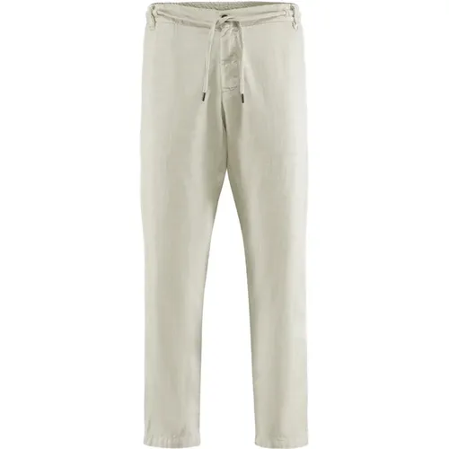 Chino Pants with Elastic Waistband and Drawstring , male, Sizes: W30, W31, W29, W32, W34, W33 - BomBoogie - Modalova