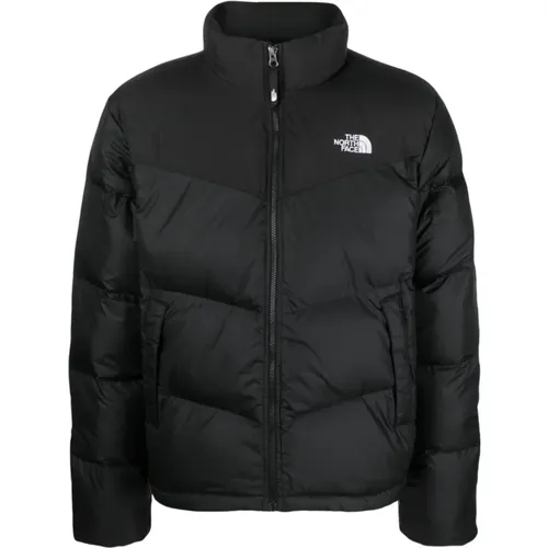 Padded Logo Print Coat , male, Sizes: S, XL - The North Face - Modalova