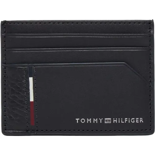 Casual Leder Kartenhalter Herbst/Winter Kollektion , Herren, Größe: ONE Size - Tommy Hilfiger - Modalova