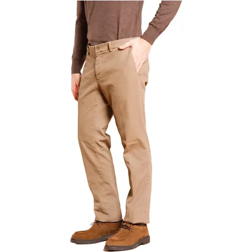 Klassische Modal Baumwoll Chino Hose , Herren, Größe: 2XL - Mason's - Modalova