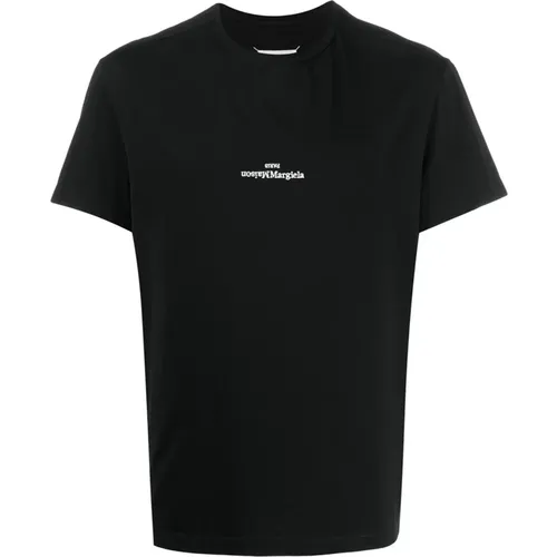 Schwarze T-Shirts und Polos , Herren, Größe: XS - Maison Margiela - Modalova
