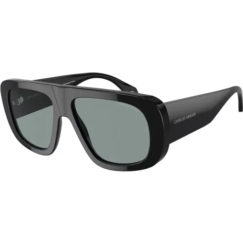 Sunglasses Ar8183 Grey Lenses , unisex, Sizes: 56 MM - Giorgio Armani - Modalova