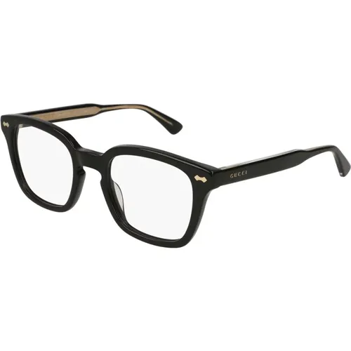 Korrekturbrille Gg0184O 001 schwarz schwarz transparent , unisex, Größe: 50 MM - Gucci - Modalova