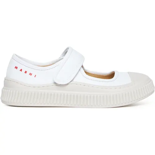 Pablo Mary Jane Leder-Sneaker mit niedrigem Schaft - Marni - Modalova