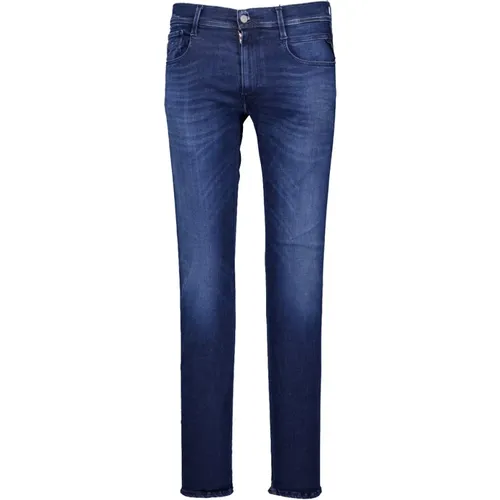 Hyperflex Stretch Jeans , male, Sizes: W36 L36, W31 L32, W30 L32, W30 L34 - Replay - Modalova