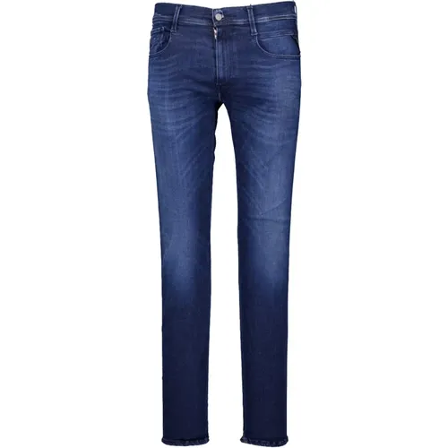 Hyperflex Stretch Jeans , male, Sizes: W36 L36, W31 L32, W30 L32, W38 L34, W30 L34 - Replay - Modalova