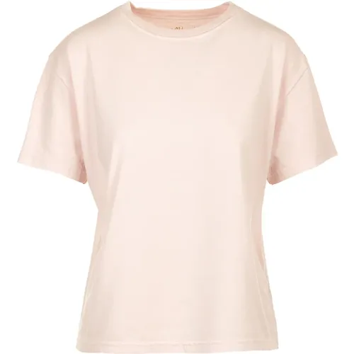 Rosa Top T-Shirt , Damen, Größe: M - Bl'ker - Modalova