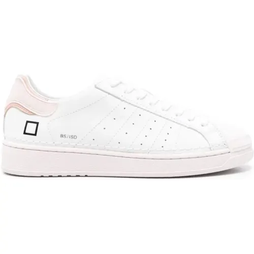 Pink Sneakers with Contrasting Details , female, Sizes: 5 UK, 7 UK, 6 UK - D.a.t.e. - Modalova