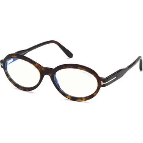 Classic Havana Frame Glasses , unisex, Sizes: 55 MM - Tom Ford - Modalova