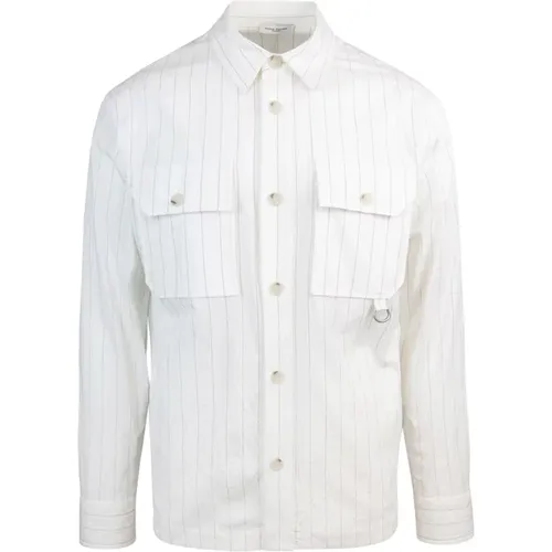 Regular Fit Long Sleeve Button-Up Shirt , male, Sizes: L, XL, M - Paolo Pecora - Modalova