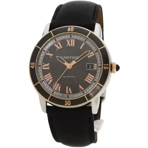 Pre-owned Glass watches , male, Sizes: ONE SIZE - Cartier Vintage - Modalova