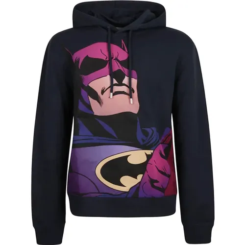 Printed Hooded Sweatshirt , male, Sizes: M, L - Lanvin - Modalova