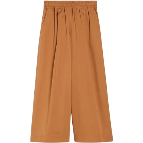 Terrakotta Baumwollhose - Max Mara Weekend - Modalova