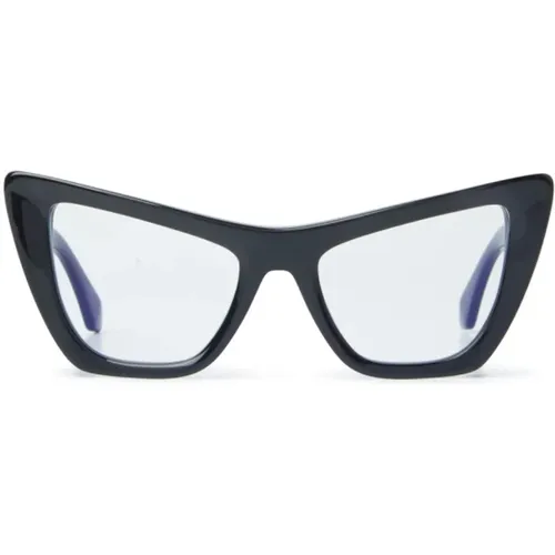 Black Optical Frames with Accents , female, Sizes: 52 MM - Off White - Modalova