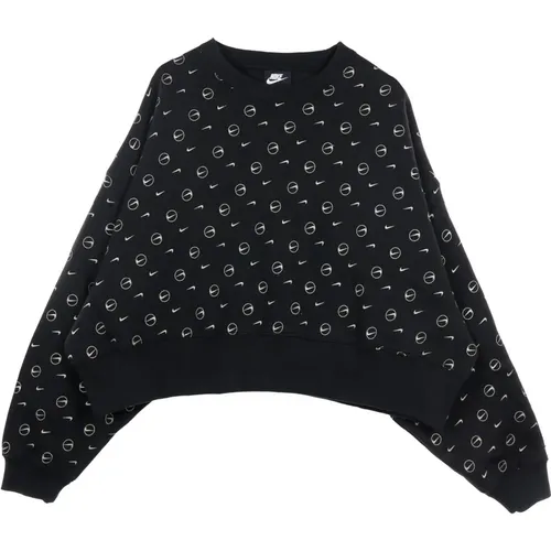 Crew Neck Sweater mit Allover-Print - Nike - Modalova