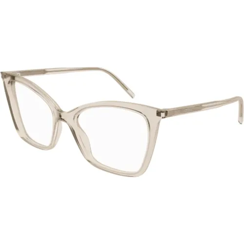 Cat Eye Optical Glasses , unisex, Sizes: S - Saint Laurent - Modalova