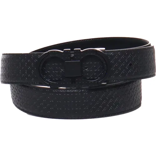 Reversible /Brown Leather Belt , male, Sizes: 90 CM, 95 CM - Salvatore Ferragamo - Modalova