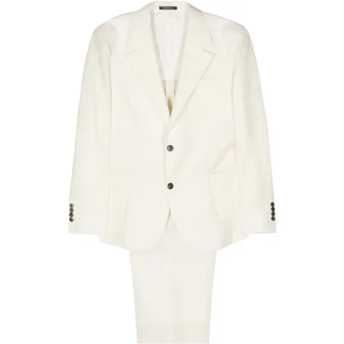 Ivory Suit for Men , male, Sizes: 2XL, XL - Emporio Armani - Modalova