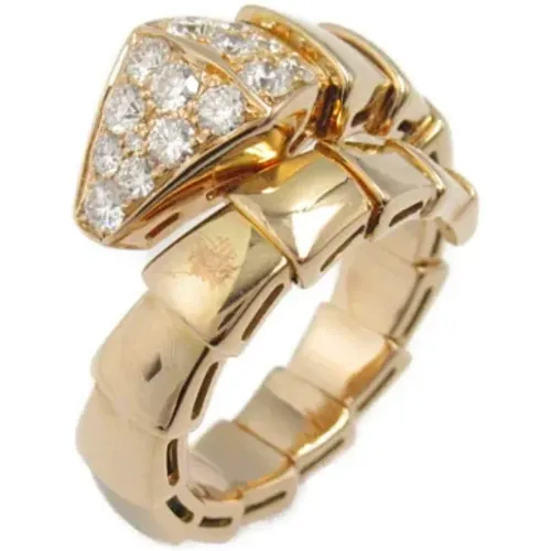 Pre-owned Rose Gold rings , female, Sizes: ONE SIZE - Bvlgari Vintage - Modalova