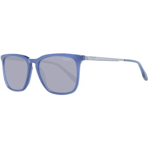 Blaue Quadratische Sonnenbrille Männer - Hackett - Modalova