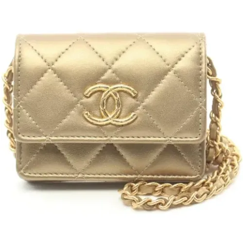 Pre-owned Leather chanel-bags , female, Sizes: ONE SIZE - Chanel Vintage - Modalova