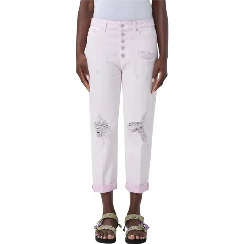 Cropped Jeans , female, Sizes: W26 - Dondup - Modalova