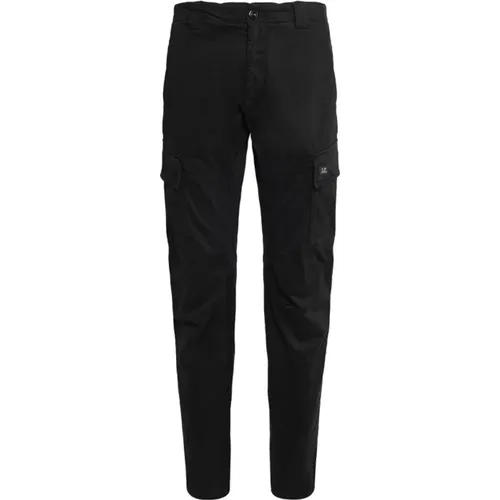 Cargo Trousers with Ergonomic Fit and Logo Detail , male, Sizes: L, M - C.P. Company - Modalova