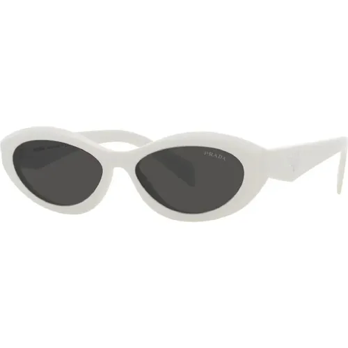 Stylish Sunglasses in Color 17K08Z , female, Sizes: 55 MM - Prada - Modalova