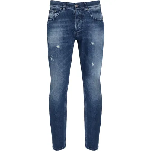 Midnight Carrot Fit Denim Jeans , male, Sizes: W31 - Dondup - Modalova