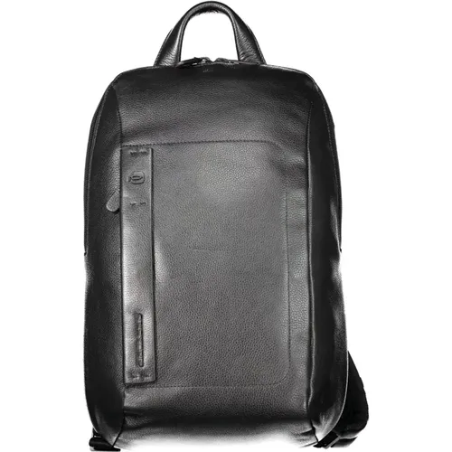 Men's Backpack Contrast Details , male, Sizes: ONE SIZE - Piquadro - Modalova