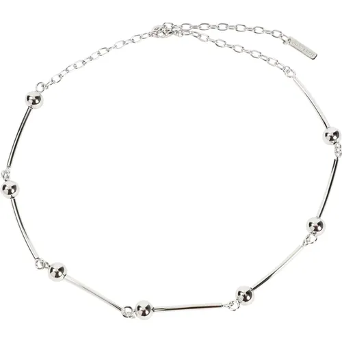 Silver Particole Chain Necklace , female, Sizes: ONE SIZE - Hugo Kreit - Modalova