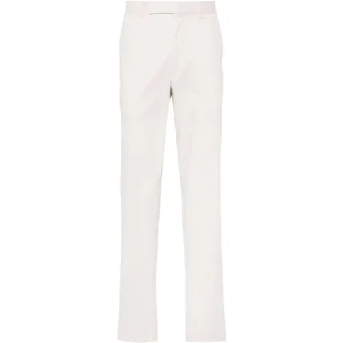 Cotton Blend Trousers , male, Sizes: 3XL, 2XL, S, L, XL - Ermenegildo Zegna - Modalova