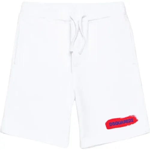 Bermuda Shorts mit dekorativem Logo - Dsquared2 - Modalova